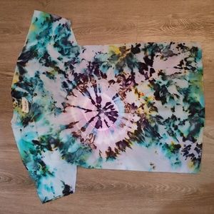Mens Med Short Sleeve Handmade Tie Dye Shirt